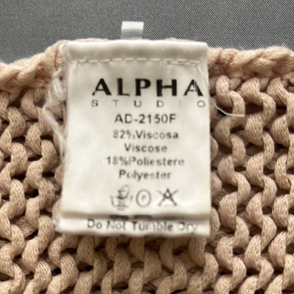 Alpha Studio - Italian Knit Sleeveless Sweater Shell - 44 IT - M - Picture 9 of 14